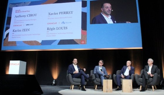 Oracle organisant une keynote commune avec VMware et Microsoft pour détailler sa stratégie vis-à-vis du multicloud, une stratégie de coopétition assumée.